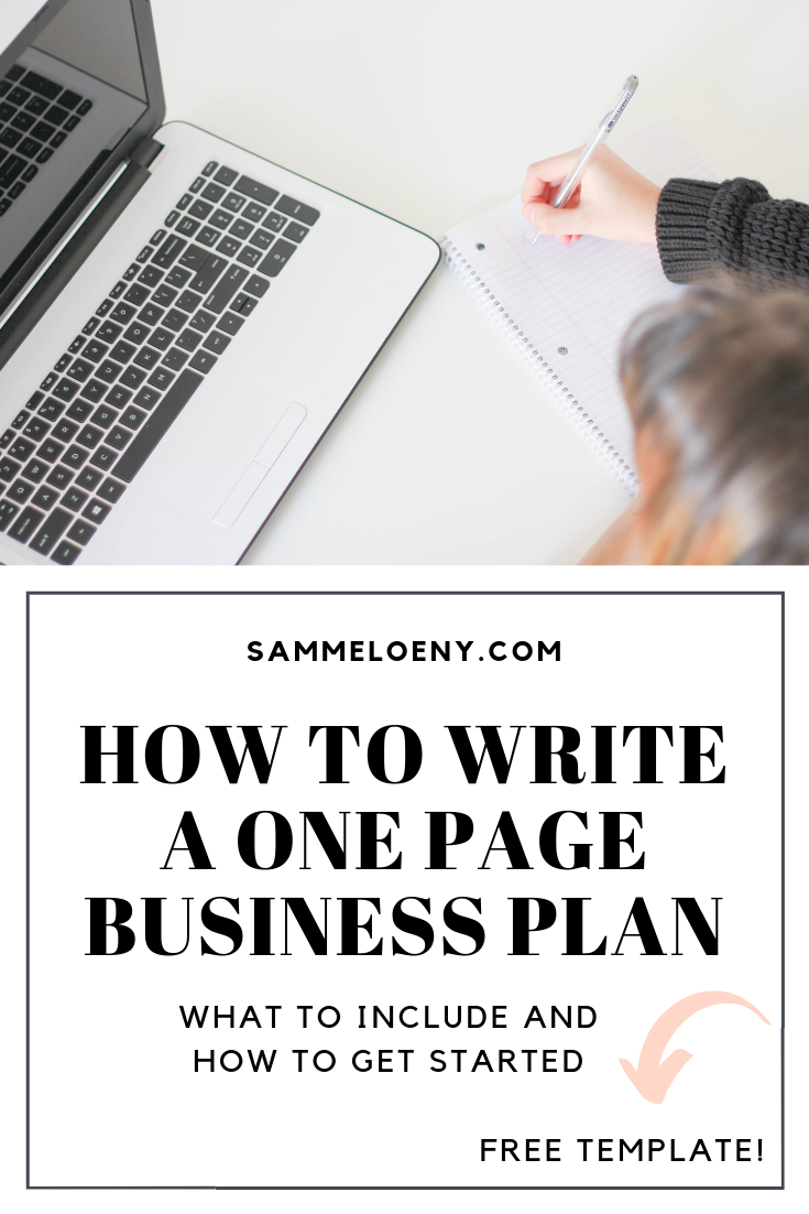 How To Write a One Page Business Plan: What To Include and How To Get Started