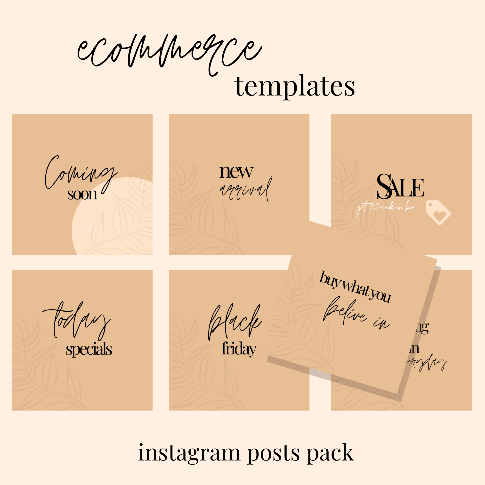 13 E-Commerce Instagram Templates for Canva