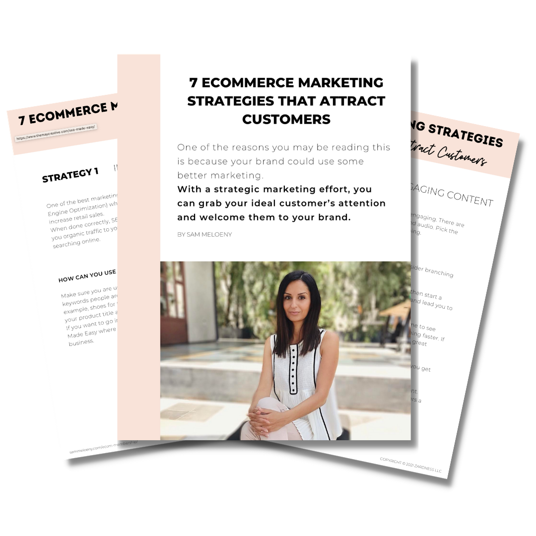7 ecommerce strategies ebook